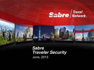 Sabre Traveler Security