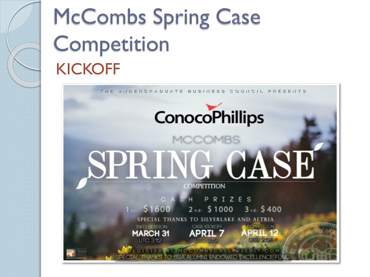mccombs spring case competition