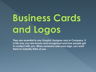 Business Cards and Logos