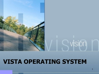 VISTA OPERATING SYSTEM