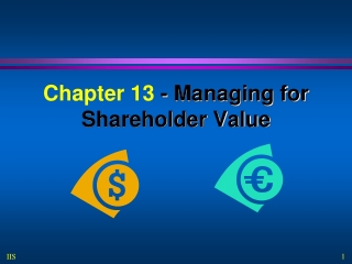 Chapter 13 - Managing for Shareholder Value