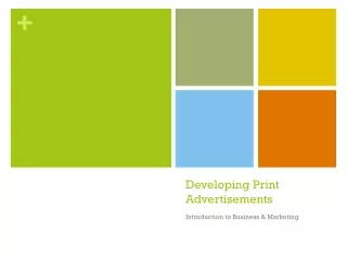Developing Print Advertisements