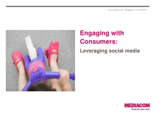 Engaging with Consumers :