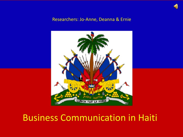 business communication in haiti
