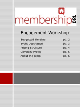 Engagement Workshop