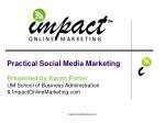 Practical Social Media Marketing
