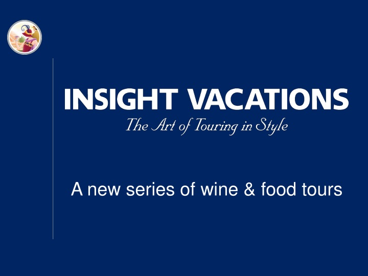 a new series of wine food tours