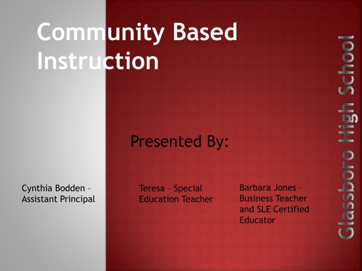community based instruction