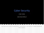 Cyber Security - slide 1