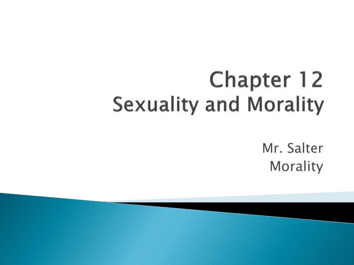 chapter 12 sexuality and morality