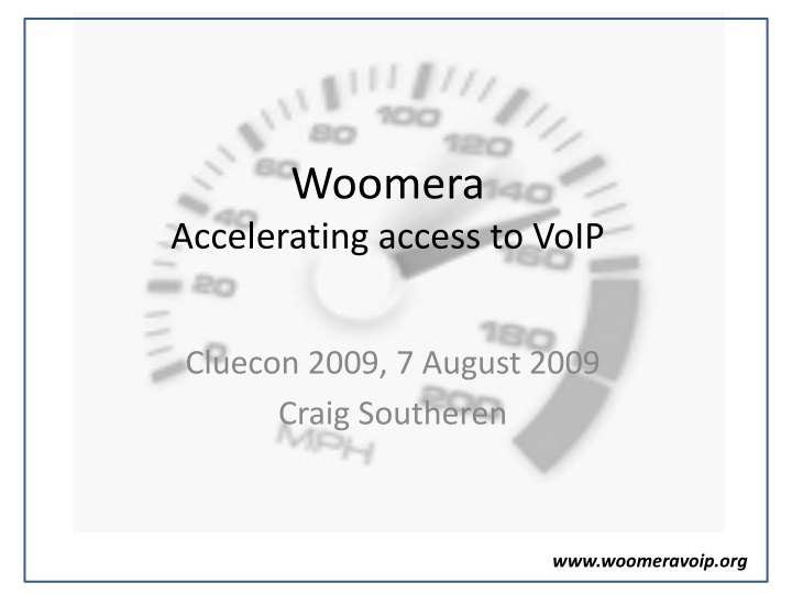 woomera accelerating access to voip
