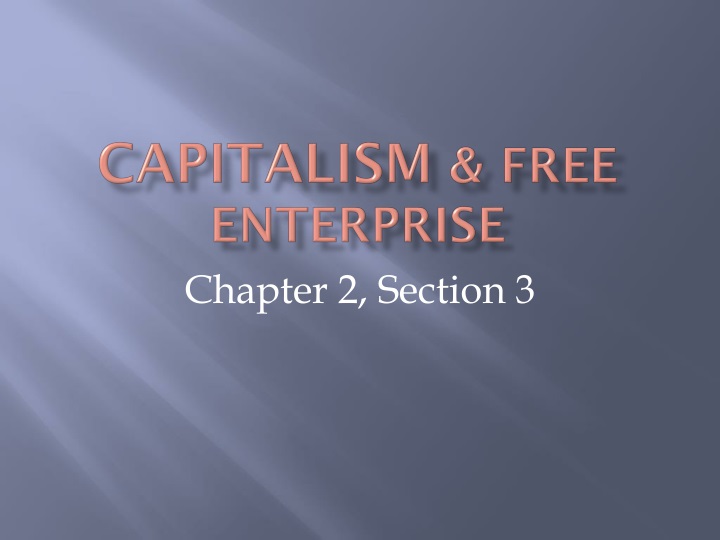 capitalism free enterprise