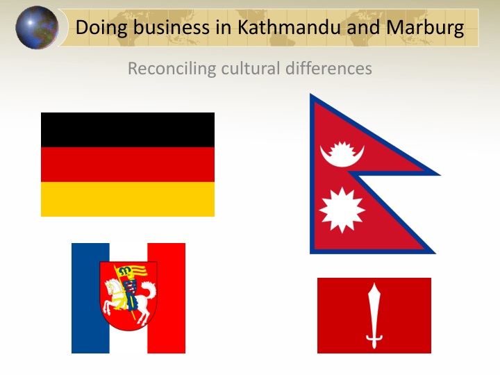 doing business in kathmandu and marburg