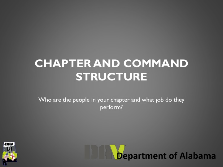 chapter and command structure