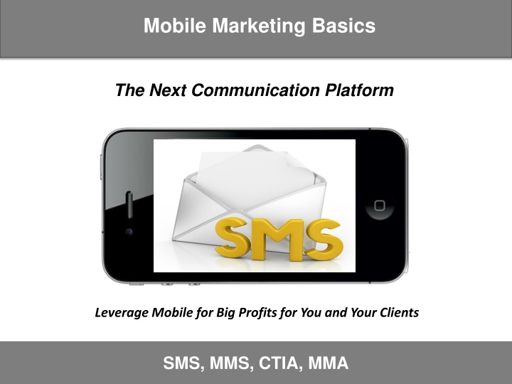 mobile marketing basics