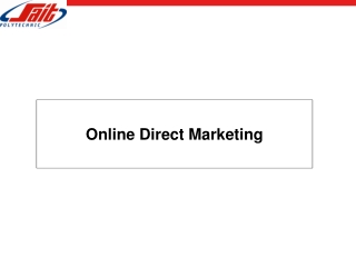 Online Direct Marketing