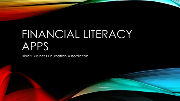 financial literacy apps