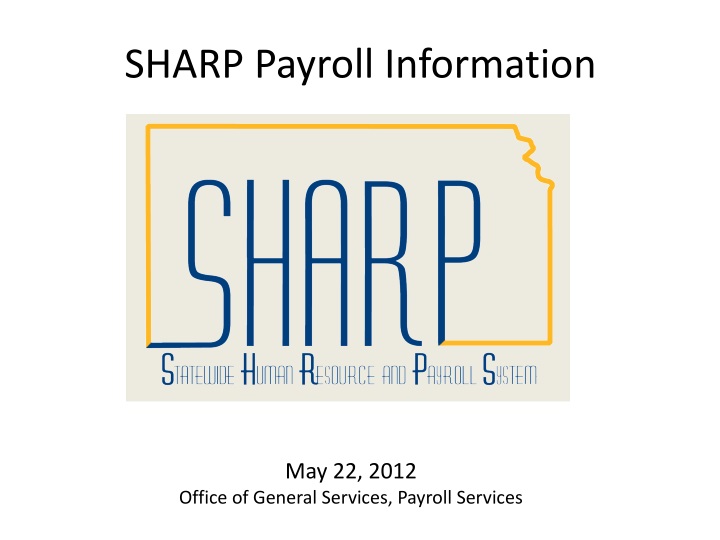 sharp payroll information