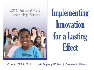 2011 National PBIS Leadership Forum