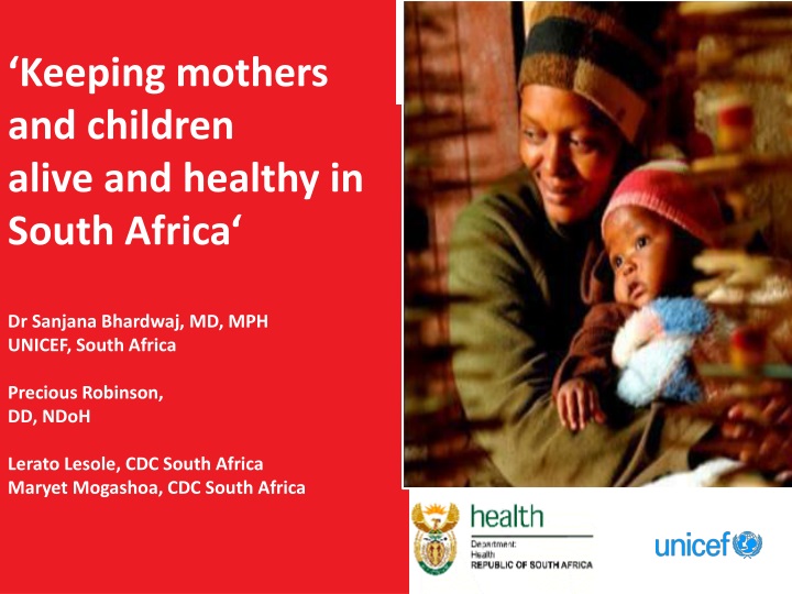 keeping mothers a nd children a live and healthy