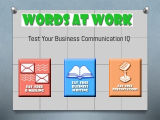 Test Your Business Communication IQ