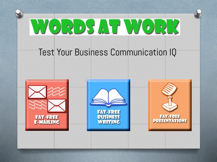 test your business communication iq