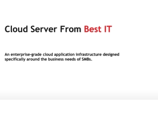 Cloud Server From Best IT