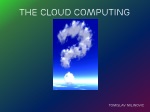 THE CLOUD COMPUTING - slide 1