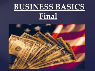 BUSINESS BASICS Final