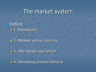 The market system