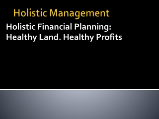 Holistic Management