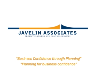 “Business Confidence through Planning” “Planning for business confidence”
