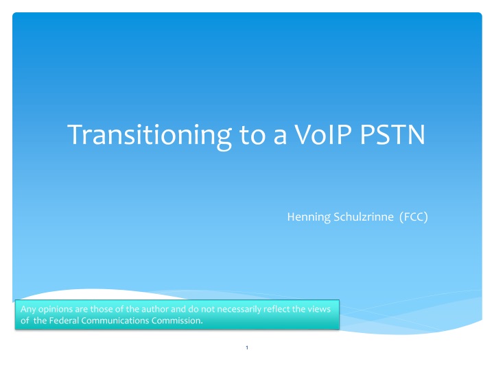 transitioning to a voip pstn