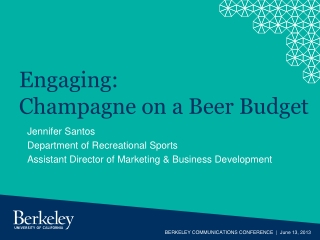 Engaging: Champagne on a Beer Budget