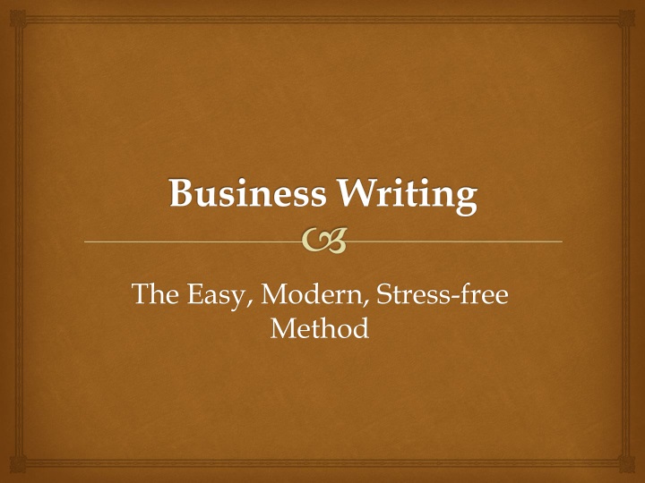 business writing