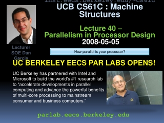 Uc berkeley EECS par labs opens!