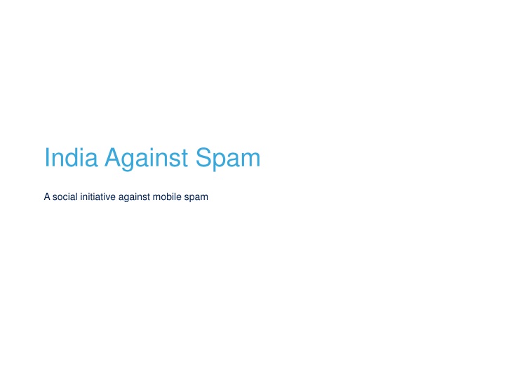 india against spam