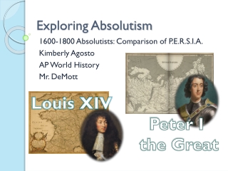 Exploring Absolutism