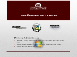mos Powerpoint training