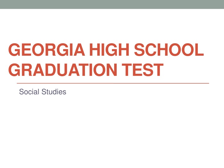 georgia high school graduation test