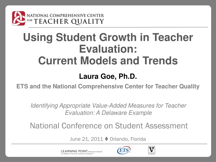 identifying appropriate value added measures for teacher evaluation a delaware example