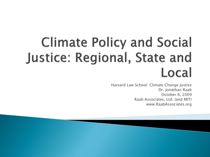 climate policy and social justice regional state and local