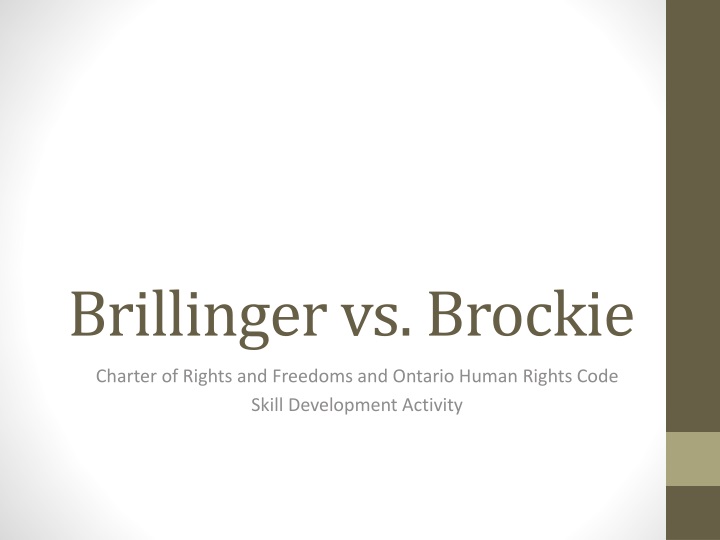 brillinger vs brockie
