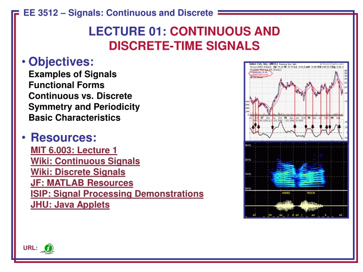 lecture 01 continuous and discrete time signals