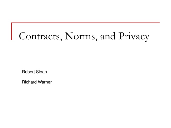 contracts norms and privacy