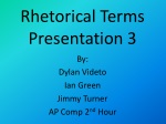 Rhetorical Terms Presentation 3 - slide 1