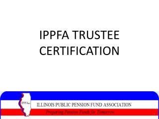 IPPFA TRUSTEE CERTIFICATION