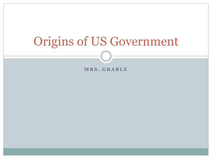 origins of us government