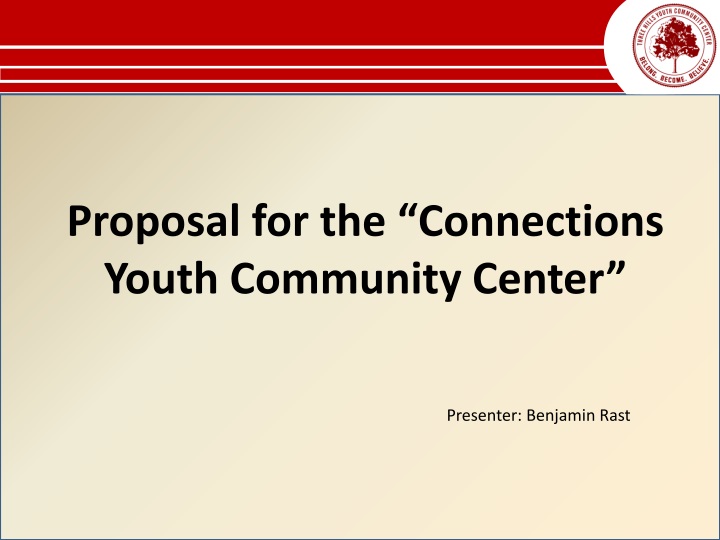 proposal for the connections youth community center