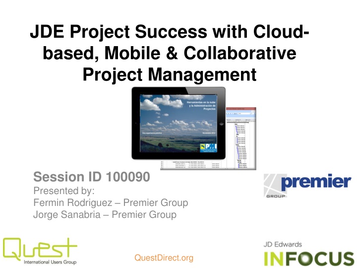 jde project success with cloud based mobile collaborative project management